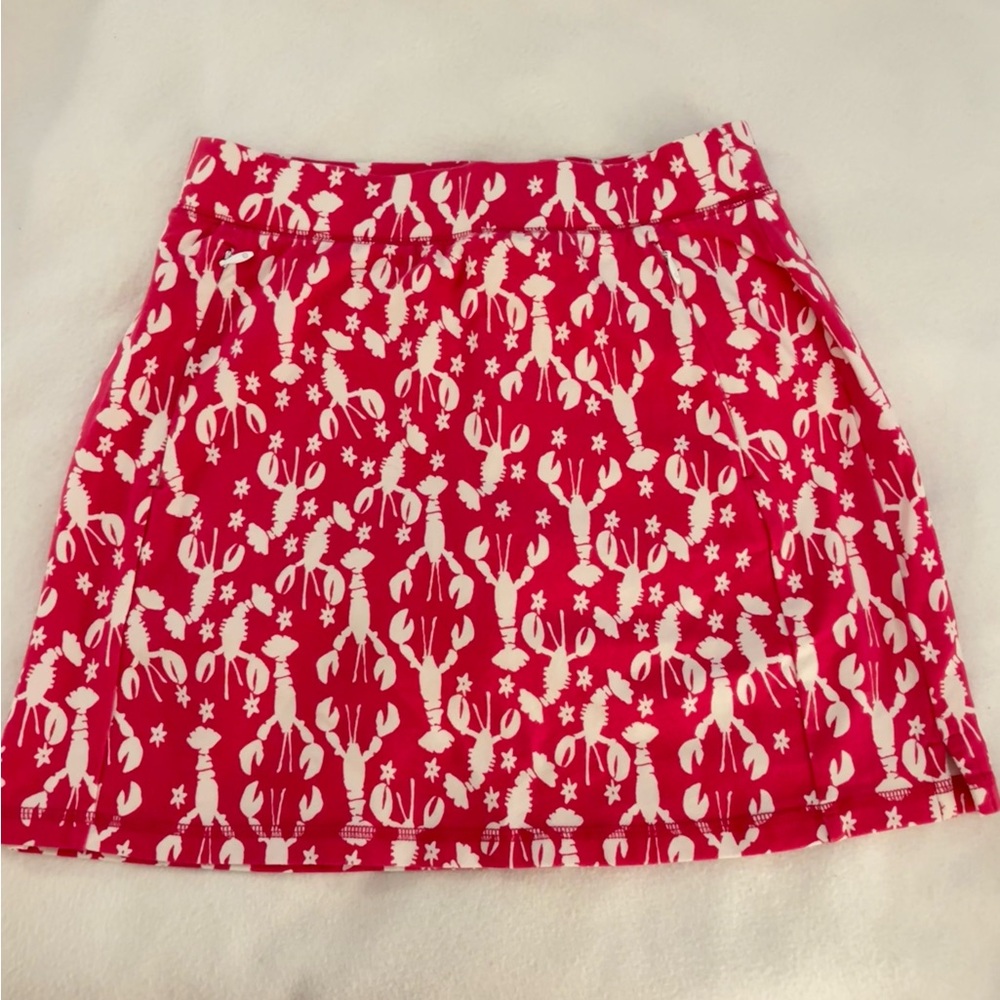 Talbots Pink Skort With Lobsters Size SP